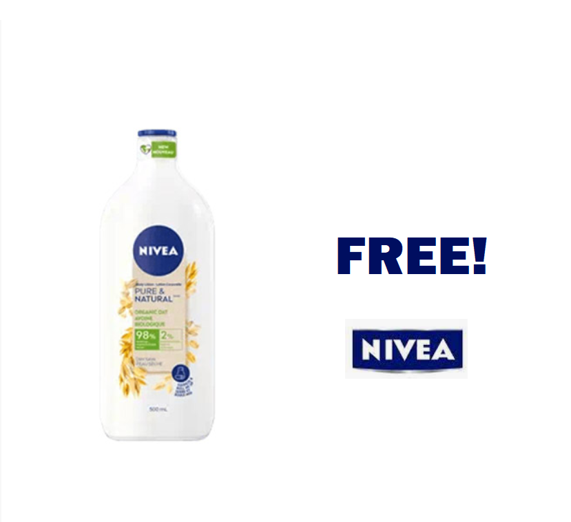 Image FREE Nivea Organic Body Lotion