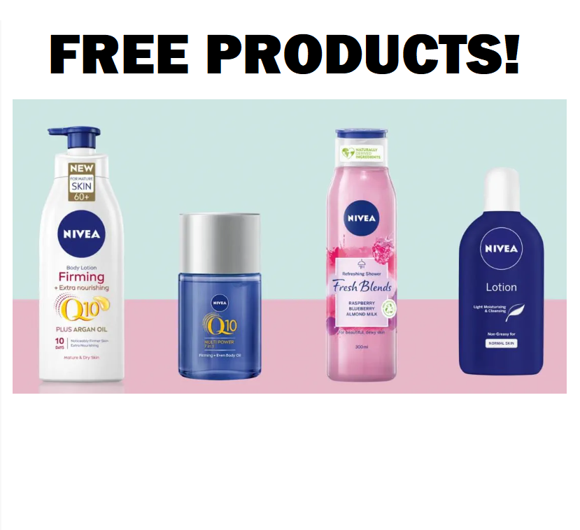 Image FREE Nivea Firming Oil, Lotion, Shower Cream & MORE!