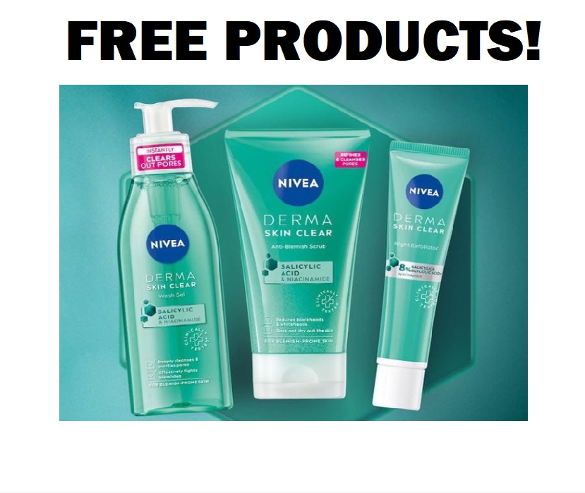 Image FREE Nivea Derma Skin Clear Products