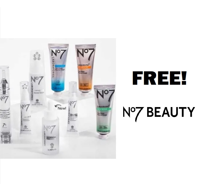 Image FREE No7 Beauty Products.