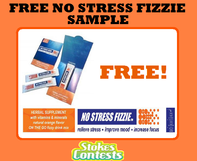 Image FREE No Stress Fizzie Drink Mix Sample