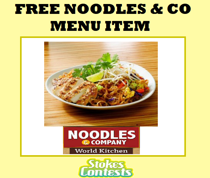 Image FREE Noodles & Co Menu Item on You Birthday 