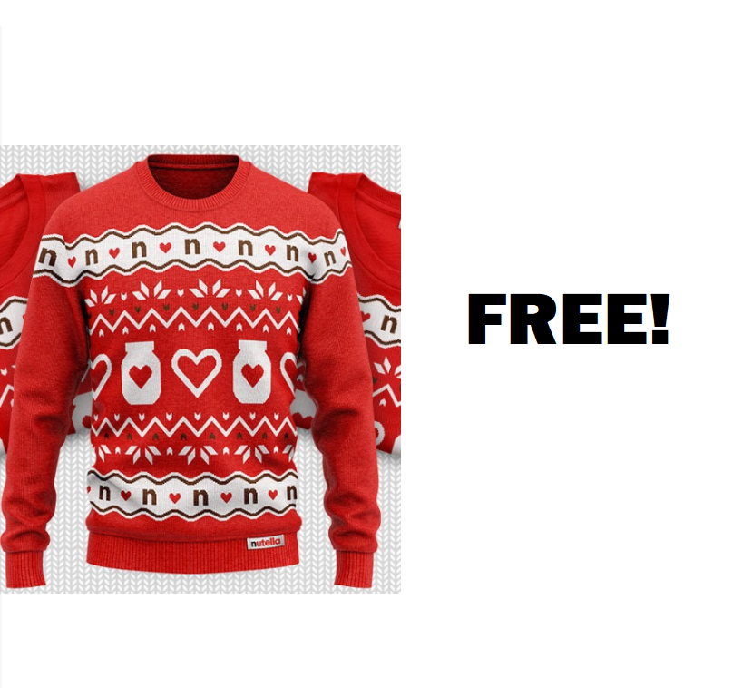 Image FREE Nutella Christmas Jumpers