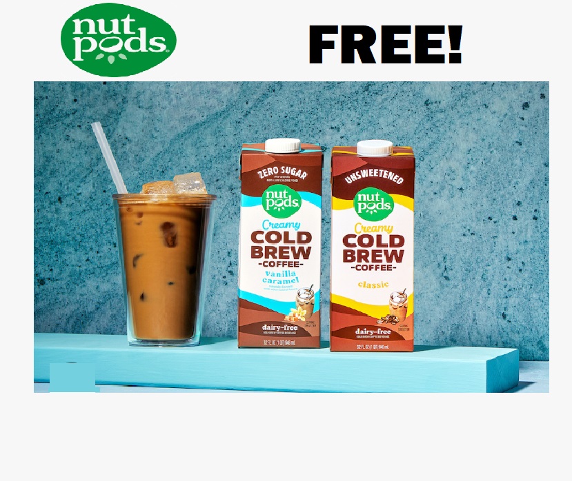 Image FREE Carton of Nutpods Cold Brew Coffee 