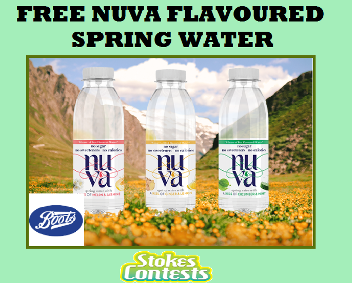 Image FREE Nuva Flavoured Spring Water