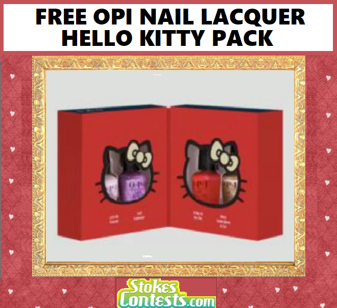 Image FREE OPI Nail Lacquer Hello Kitty Pack