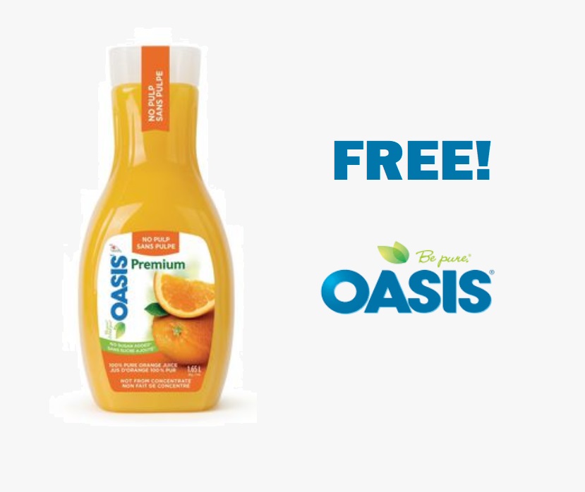 Image FREE Oasis Orange Juice