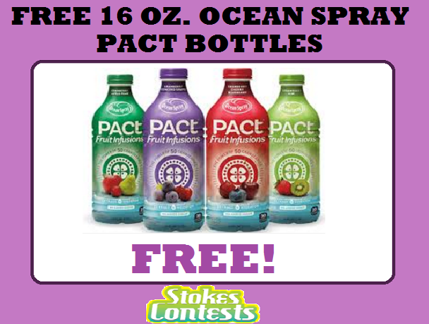 Image FREE Ocean Spray Pact 16 oz. Bottles