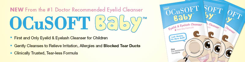 Image FREE OCuSOFT Baby Eyelid & Eyelash Cleanser Sample