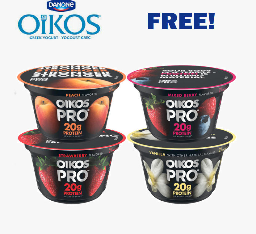 Image FREE Oikos Pro Single Serve Yogurt