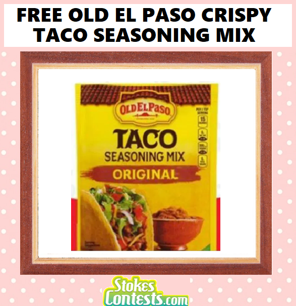 Image FREE Old El Paso Crispy Taco Seasoning Mix