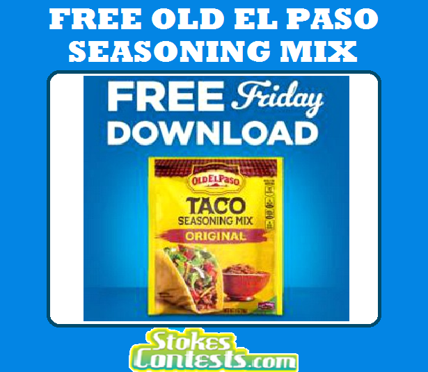 Image FREE Old El Paso Seasoning Mix! TODAY ONLY!