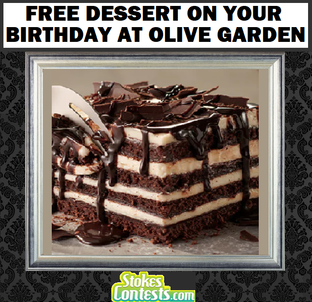 Image FREE Dessert On Your Birthday at Olive Garden