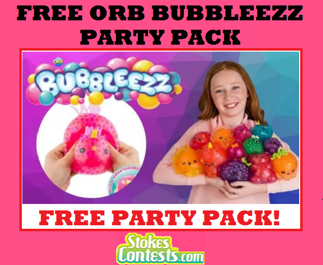 Image FREE ORB Bubbleezz Party Pack VALUED AT $50+