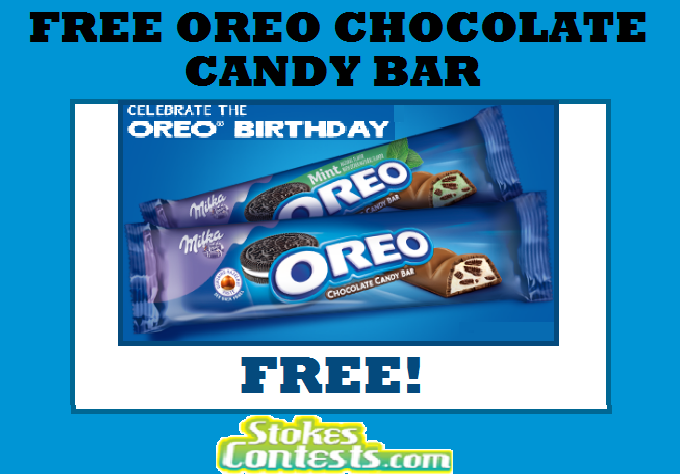 Image FREE Oreo Chocolate Candy Bar