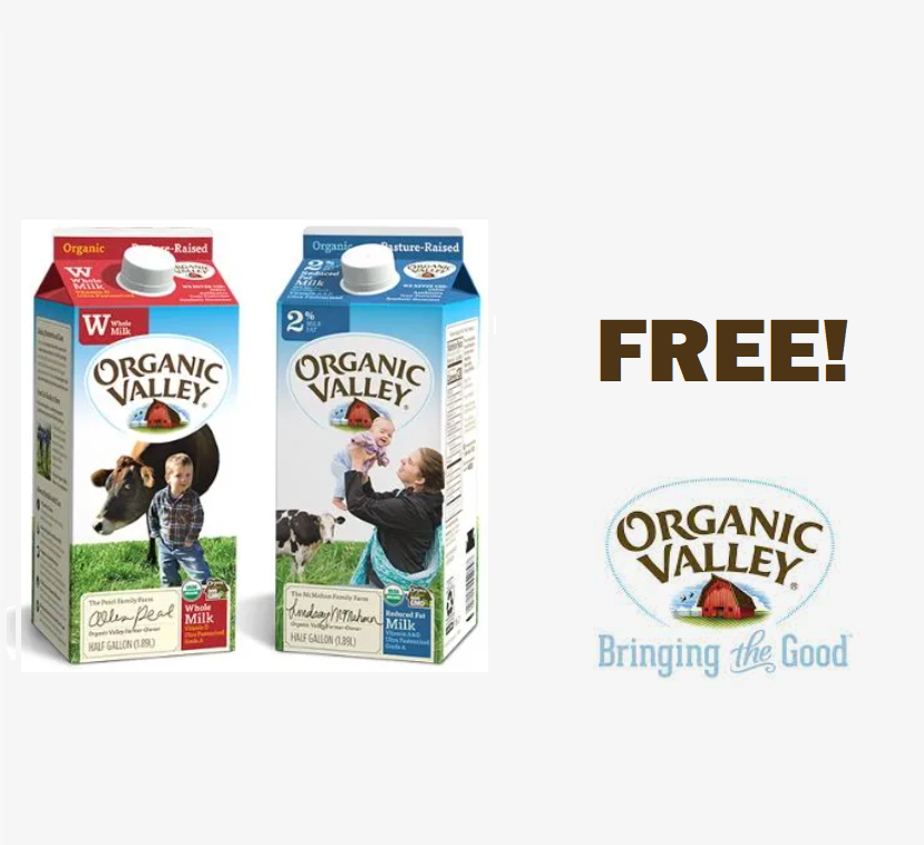 Image FREE Organic Valley Milk, Cow Sign, Cow Pins & A Trivia Game