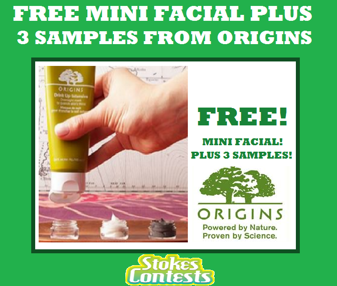 Image FREE Mini Facial & 3 Samples from Origins