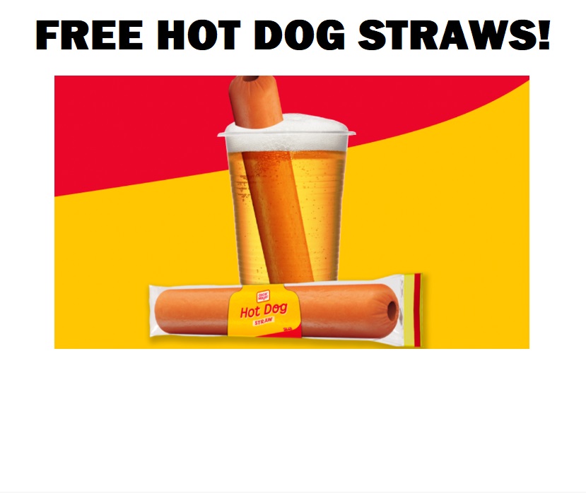 Image FREE Oscar Mayer Hot Dog Straw