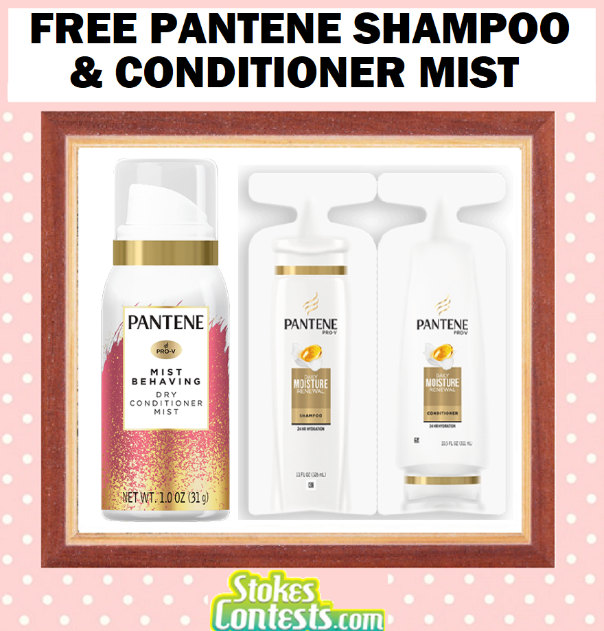 Image FREE Pantene Shampoo, Conditioner & Dry Conditioner Mist