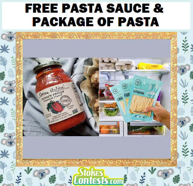Image FREE Pasta Sauce & Package of Pasta