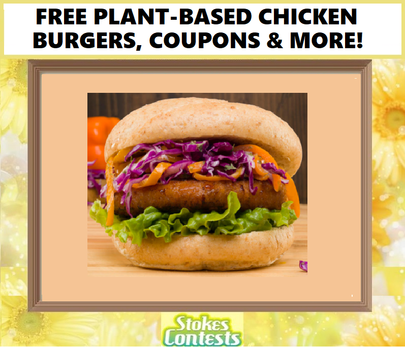 Image FREE PLANT-BASED Chicken Burgers, Coupons & MORE!