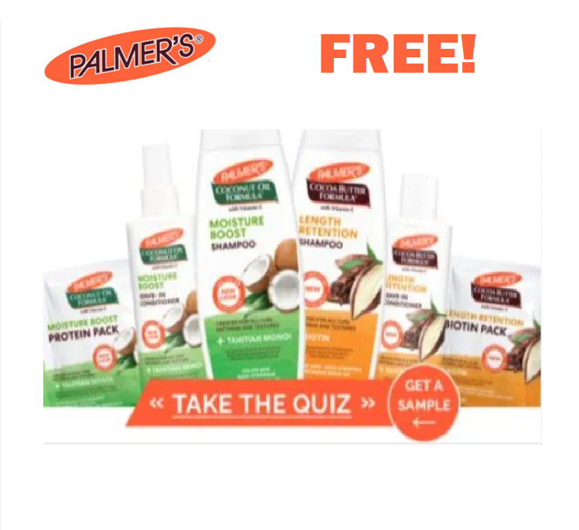 Image FREE 5 Piece Palmer’s Hair Care Sample Pack