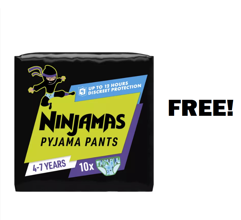 Image FREE Pack of Pampers Ninja Pants