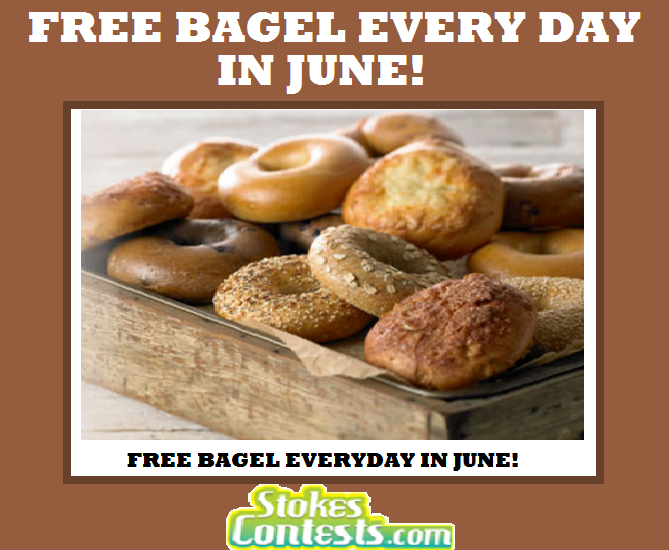 Image FREE Bagel Every Day in June! at Panera Bread