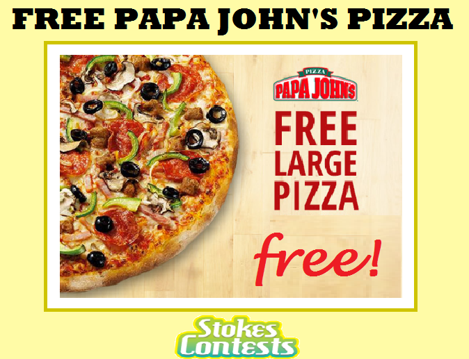 Image FREE Papa John's Pizza