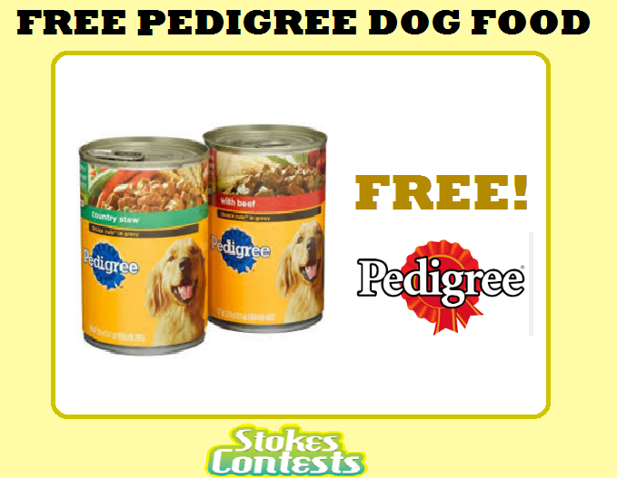 Image FREE Pedigree Wet Dog Food TODAY ONLY!