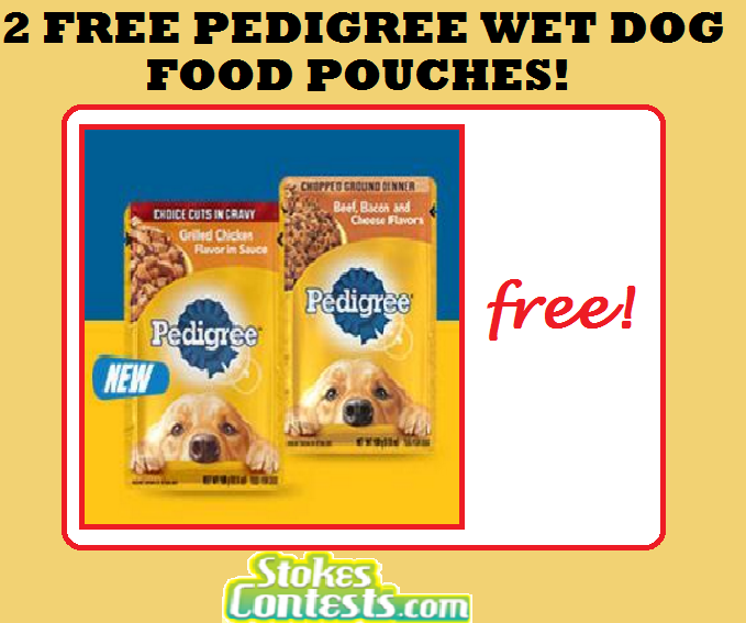 Image 2 FREE Pedigree Wet Dog Food Pouches!