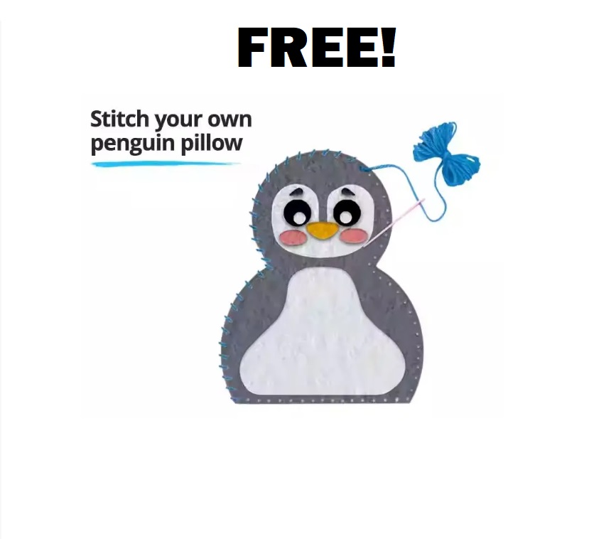 Image FREE Penguin Pillow Craft Kit for Kids at JCPenney