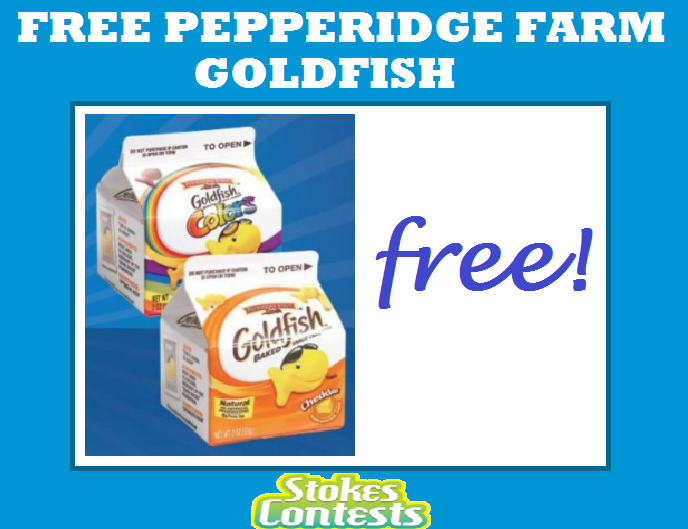 Image FREE Pepperidge Farm Goldfish TODAY ONLY!