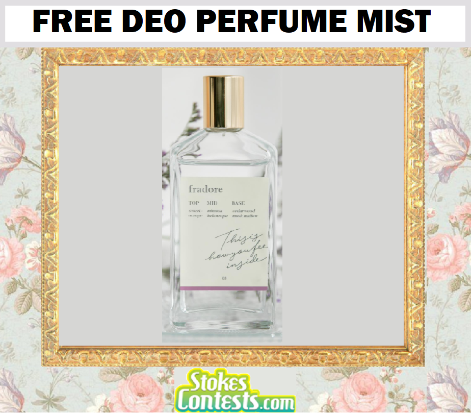 Image FREE Fradore Deo Perfume Mist Worth $48!