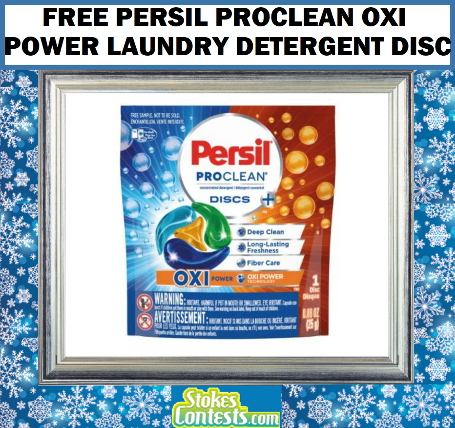 Image FREE Persil ProClean OXI Power Laundry Detergent Discs