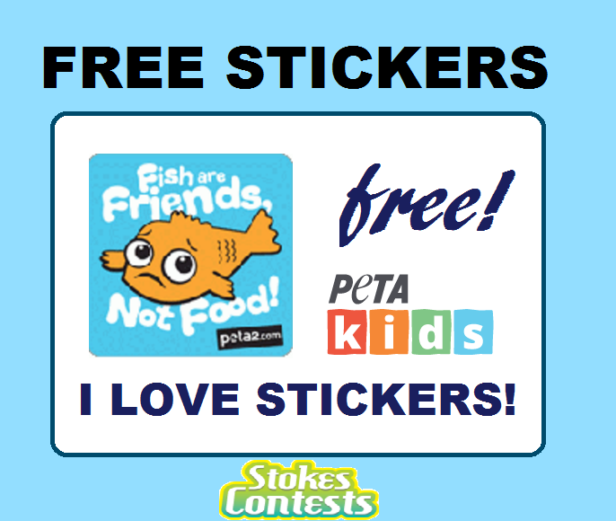 Image FREE Peta Fish Stickers