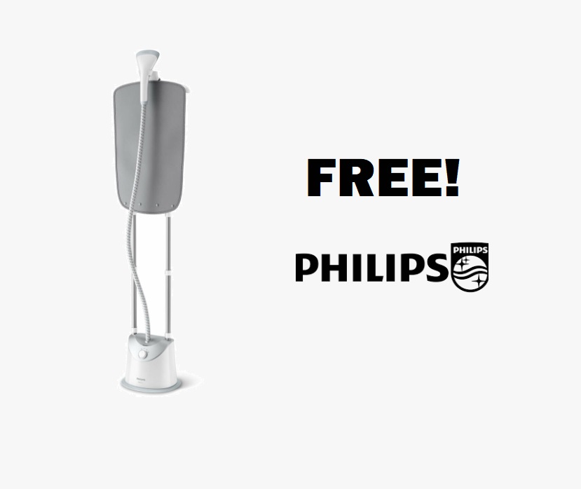 Image FREE Philips Easy Touch Stand Steamer!