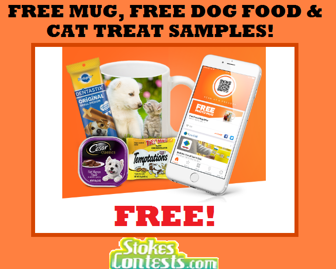 Image FREE Mug, FREE Dog Food & FREE Cat Treats!