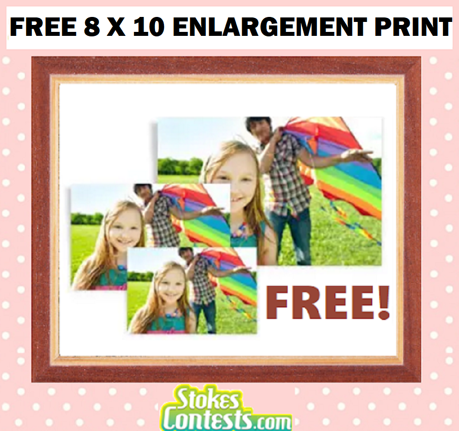 Image FREE 8 X 10 Enlargement print