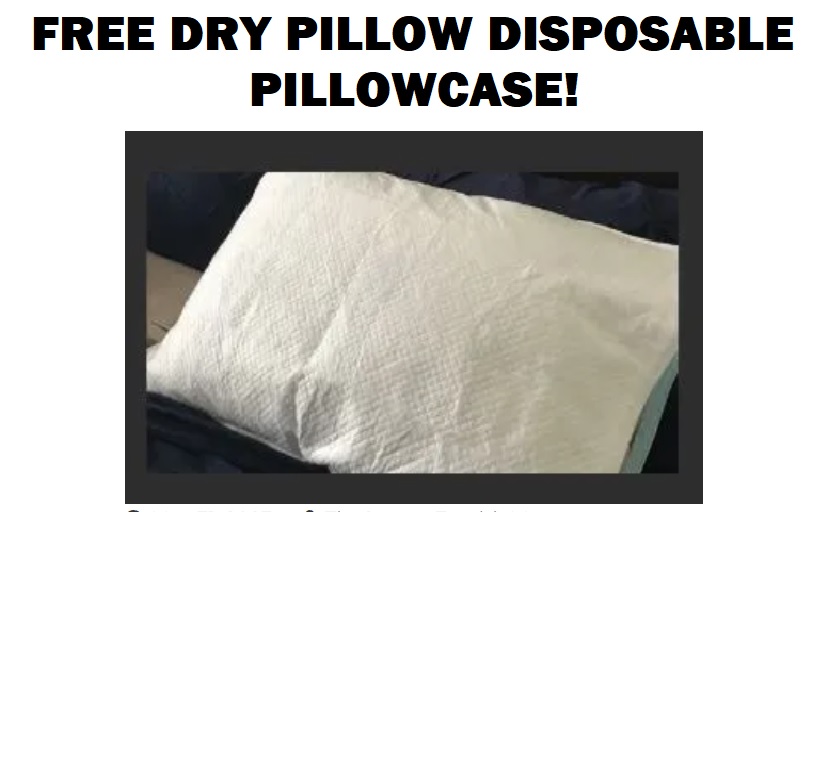 Image FREE Dry Pillow Disposable Pillowcase