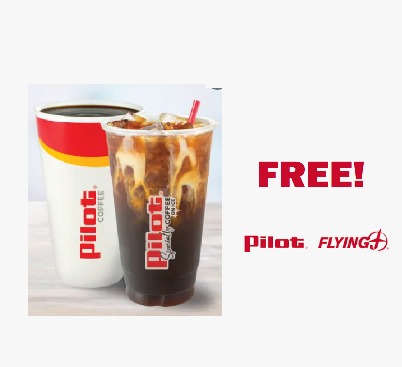 Image FREE Hot Coffee Or Iced Coffee at Pilot Flying J Stores