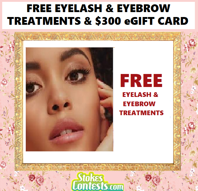 Image FREE Eyelash & Eyebrow Treatments PLUS $300 eGift Card!