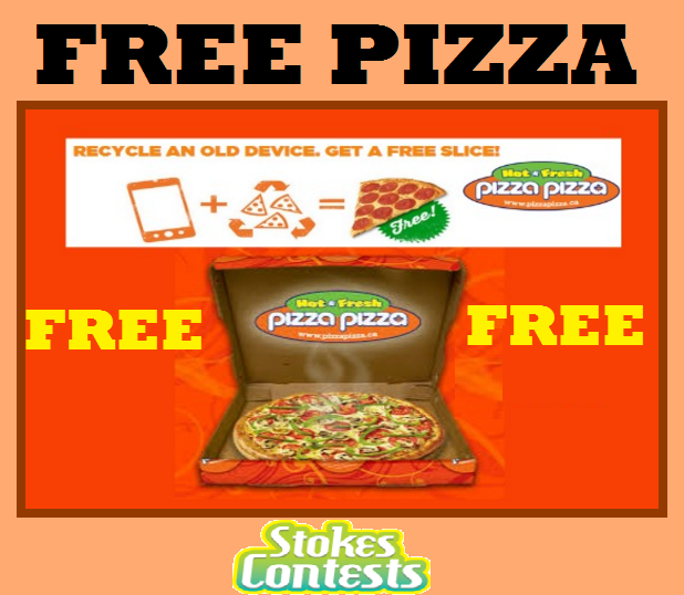 Image FREE Pizza at Pizza Pizza When You Recycle Old Electronic Devices