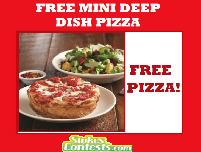 Image FREE Mini Deep Dish Pizza