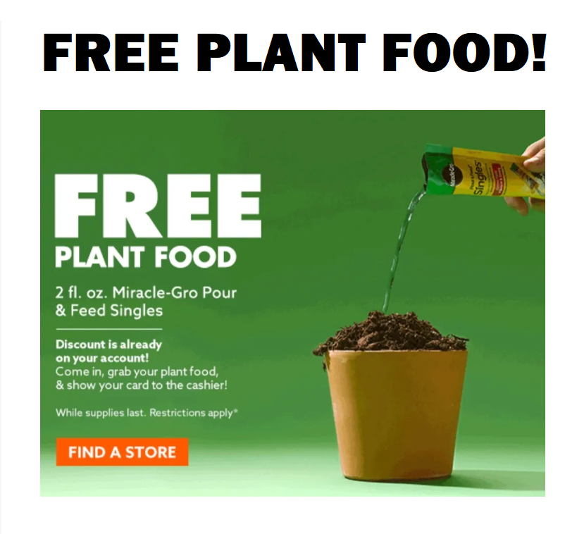 Image FREE Plant Food at Big Lots