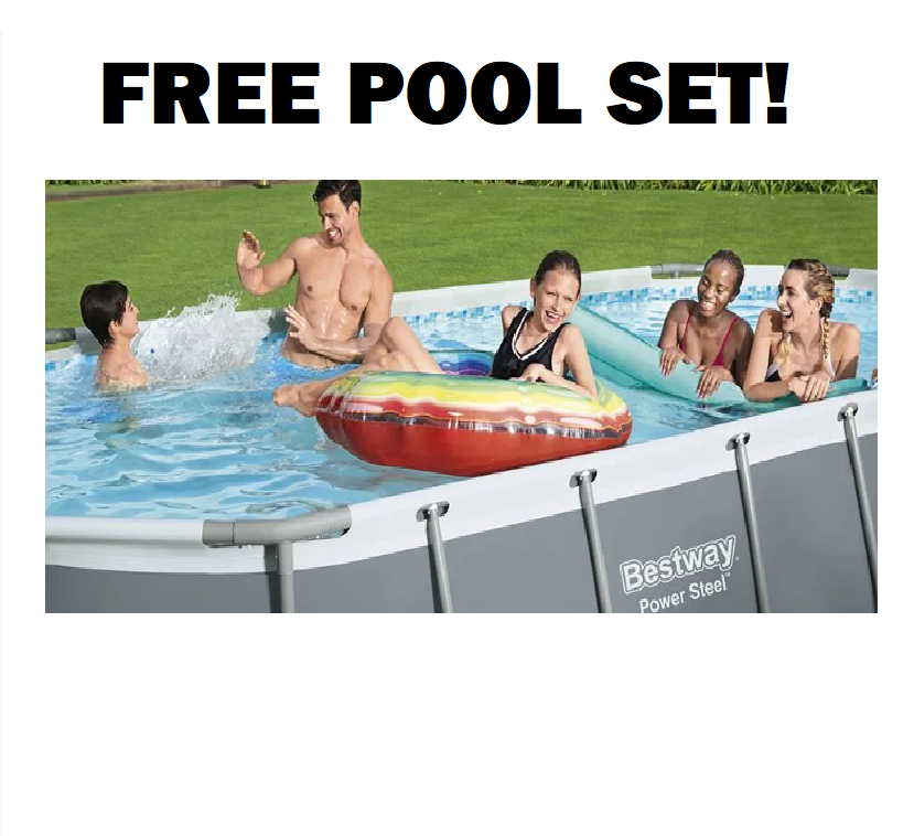 Image FREE Above Ground Pool Set