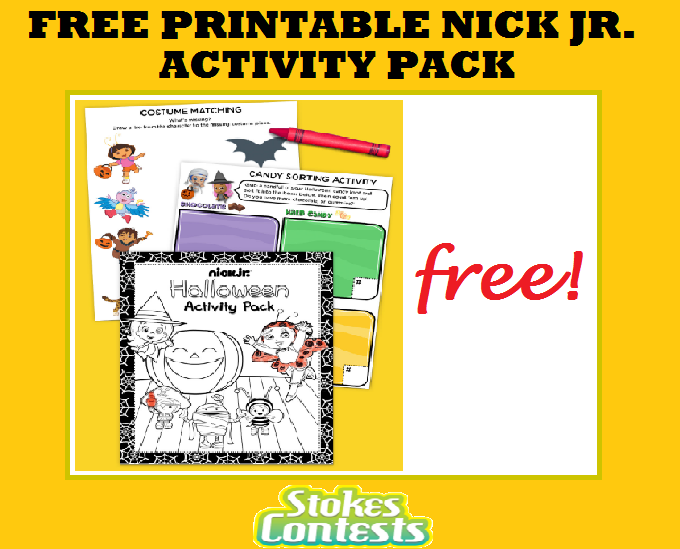 Image FREE Printable Nick Jr. Halloween Activity Pack