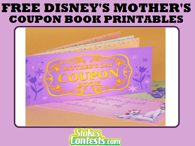 Image FREE Disney Mother's Day Coupon Book Printables