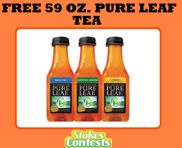 Image FREE 59 oz. Pure Leaf Tea TODAY ONLY!