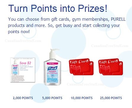 Image Purell Loyalty Program -  FREE Purell and Gift Cards